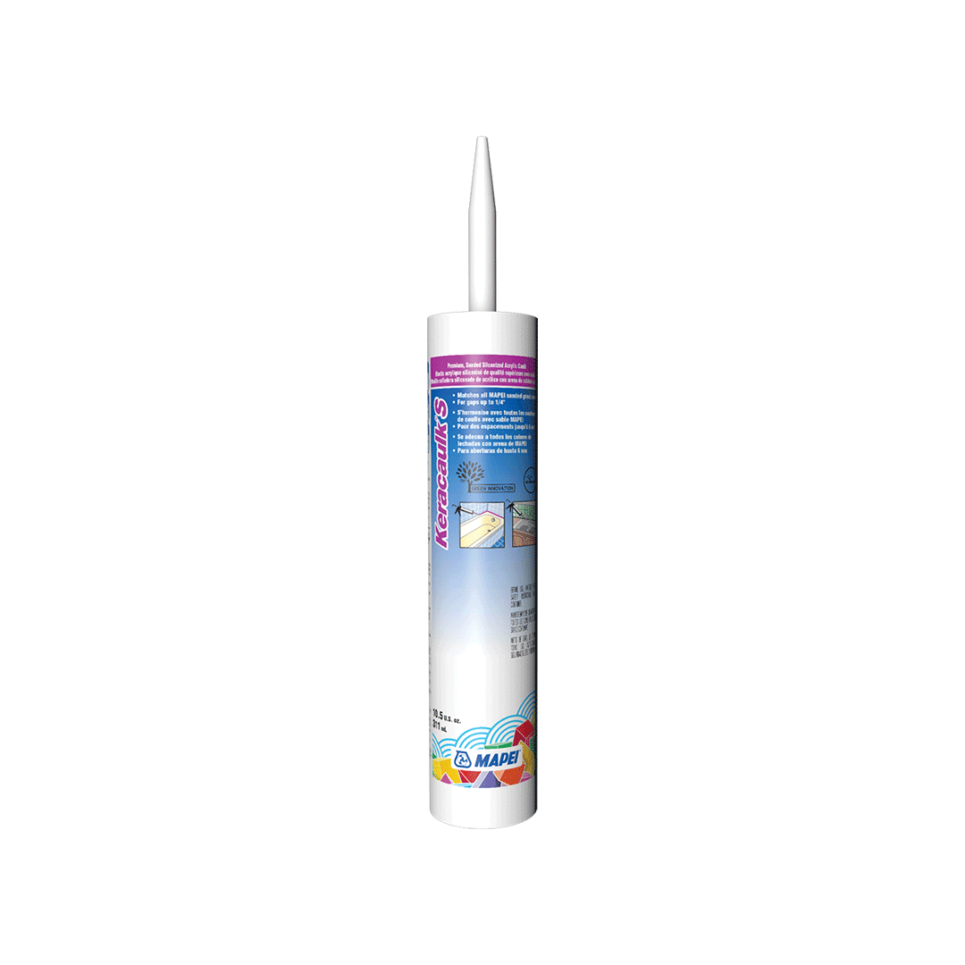 Mapei Keracaulk S Siliconized acrylic sealant with sand