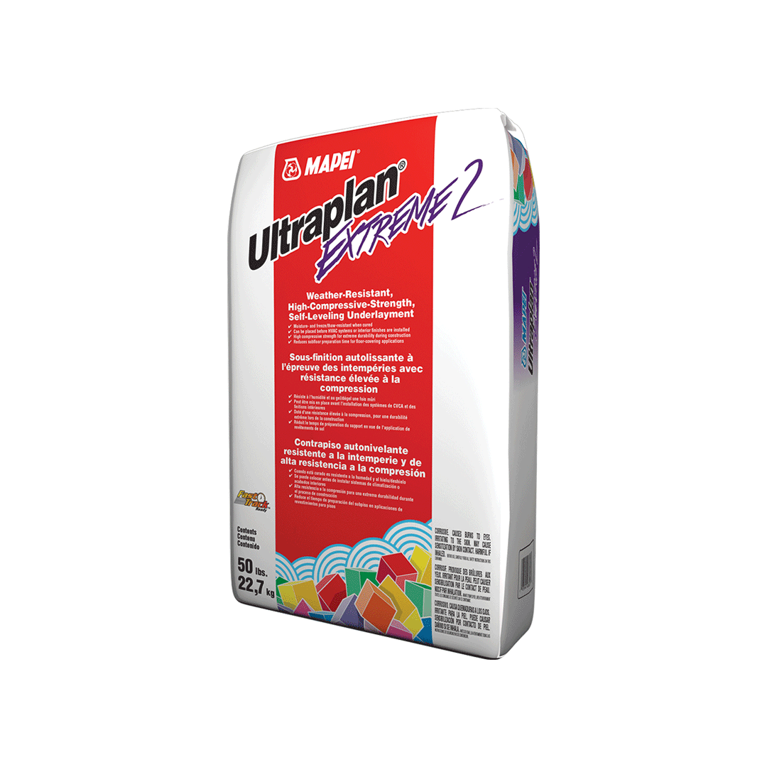 Mapei Ultraplan Extreme 2 Sous-finition autolissante à l’épreuve des intempéries