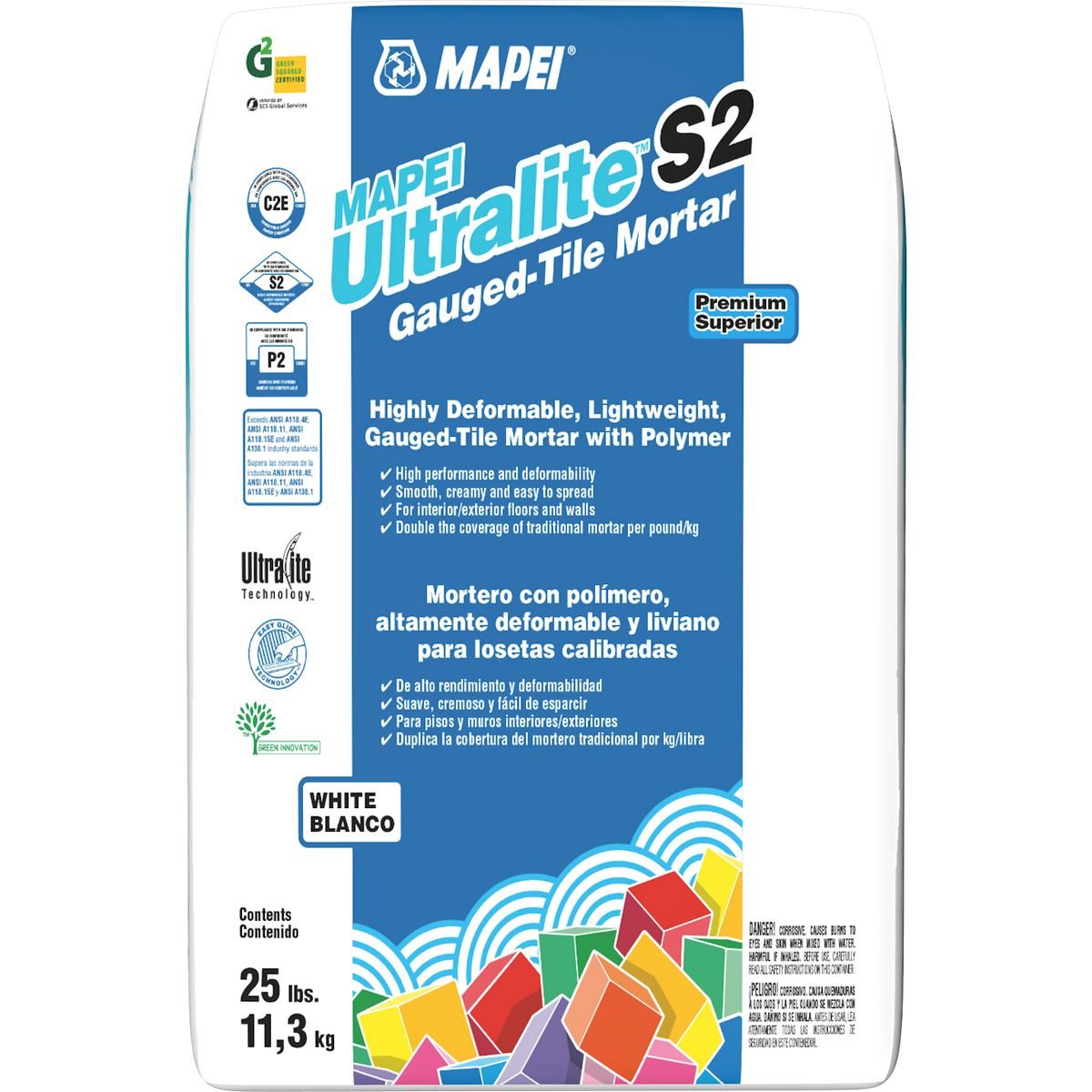 Mapei Ultralite S2 Ciment-colle léger avec polymères