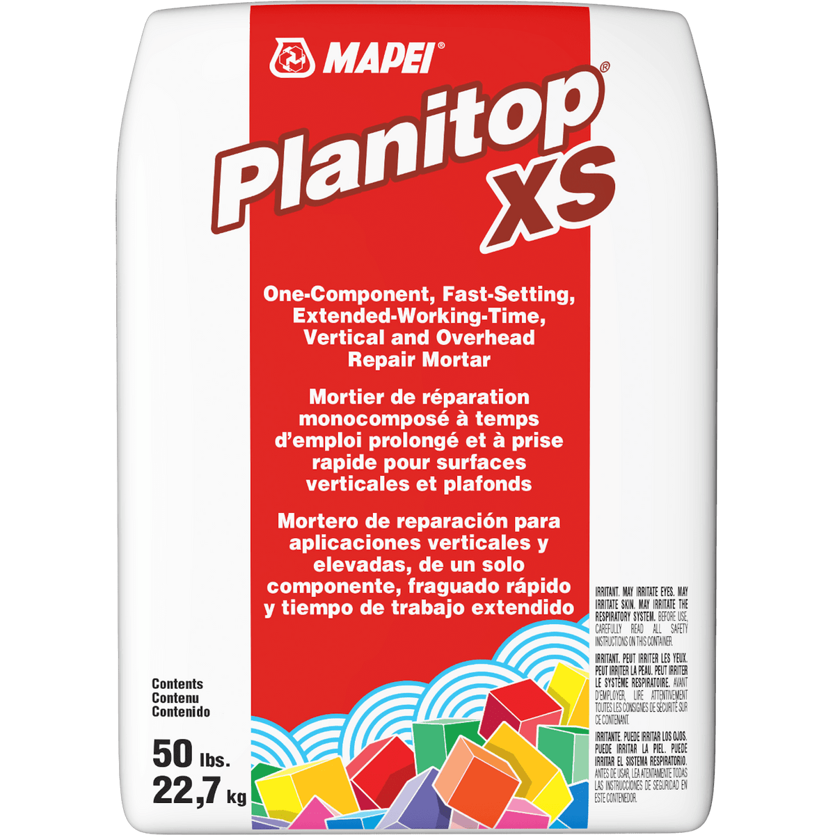 Mapei Planitop XS Extended-Working Time Repair Mortar for Vertical Surfaces and Ceilings