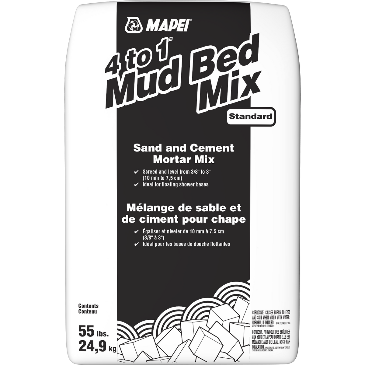 Mapei 4 to 1 Mud Bed Mix Sand and Cement Screed Mix - 55 lb