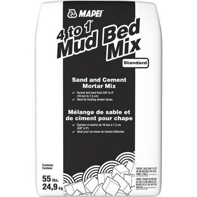 Mapei 4 to 1 Mud Bed Mix Sand and Cement Screed Mix - 55 lb