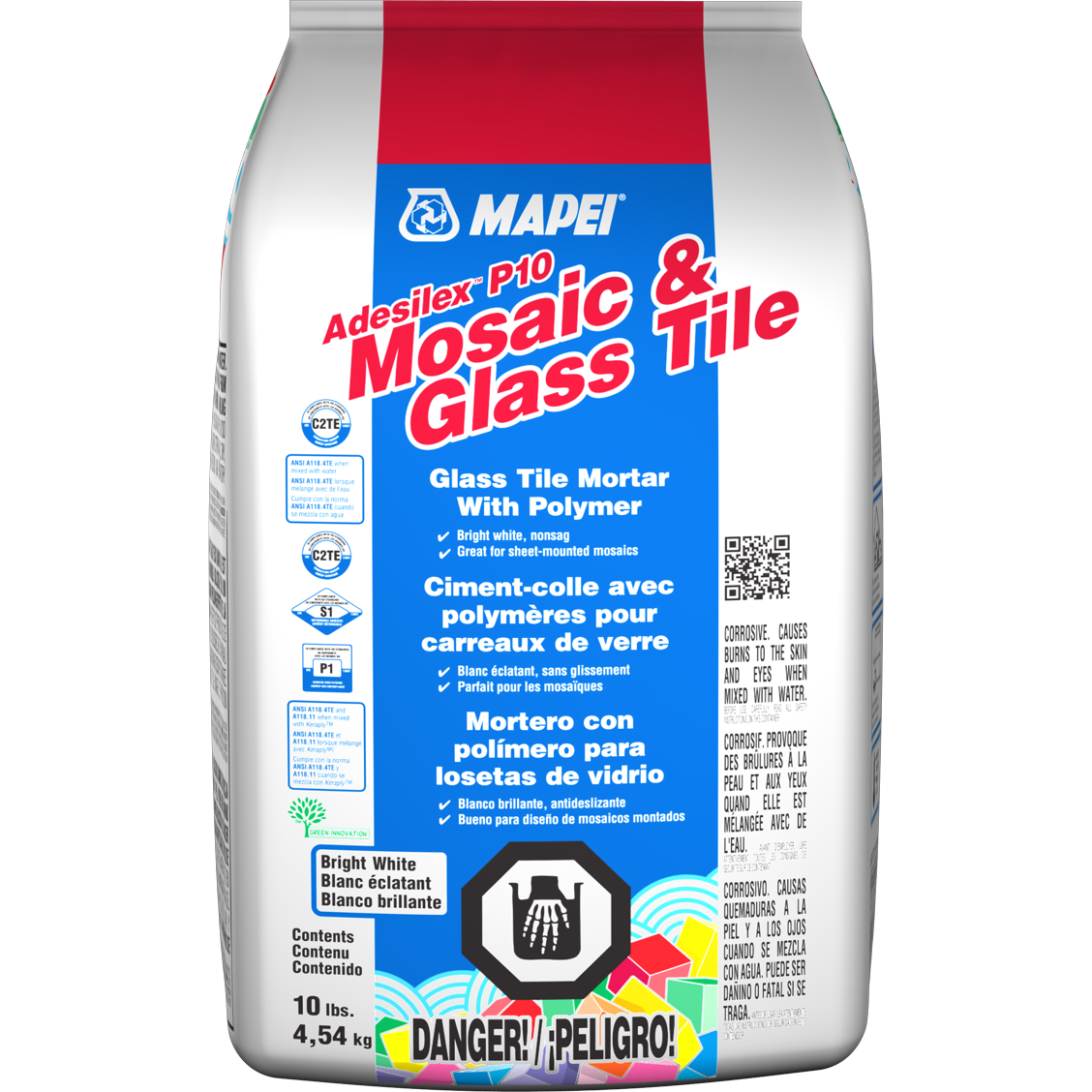 Mapei Adesilex P10 Adhesive for mosaic and glass tiles