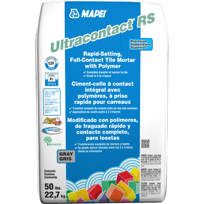 Mapei Ultracontact RS Fast-setting, full-contact cement adhesive, Grey