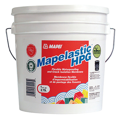 Mapei Mapelastic HPG Flexible waterproofing and crack bridging membrane