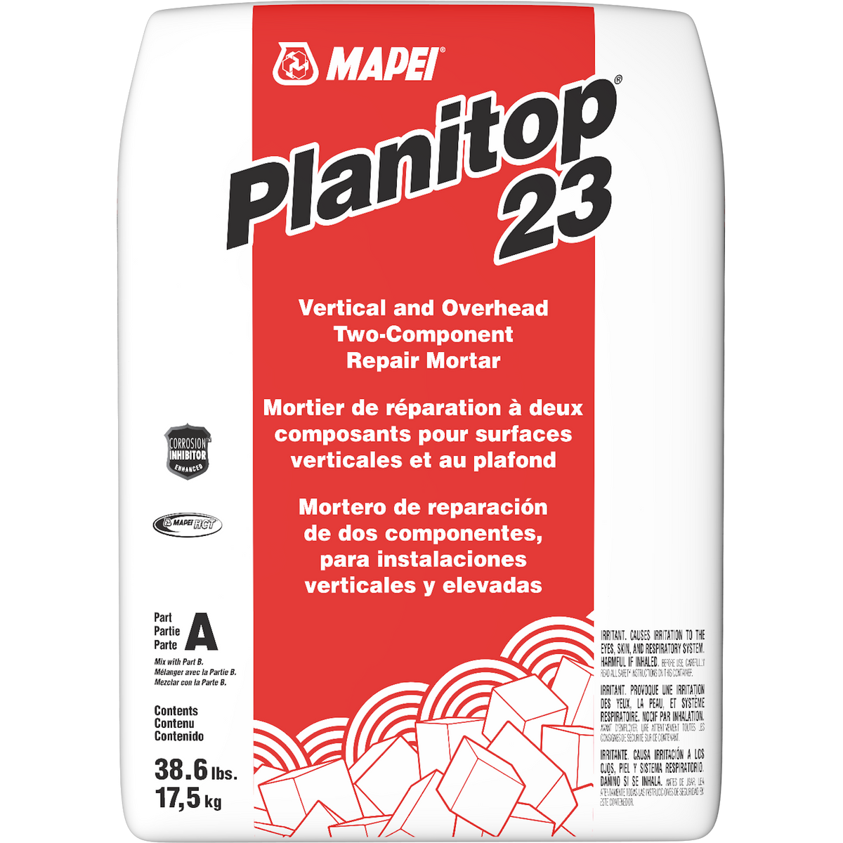 Mapei Planitop 23 Repair mortar for vertical surfaces and ceilings