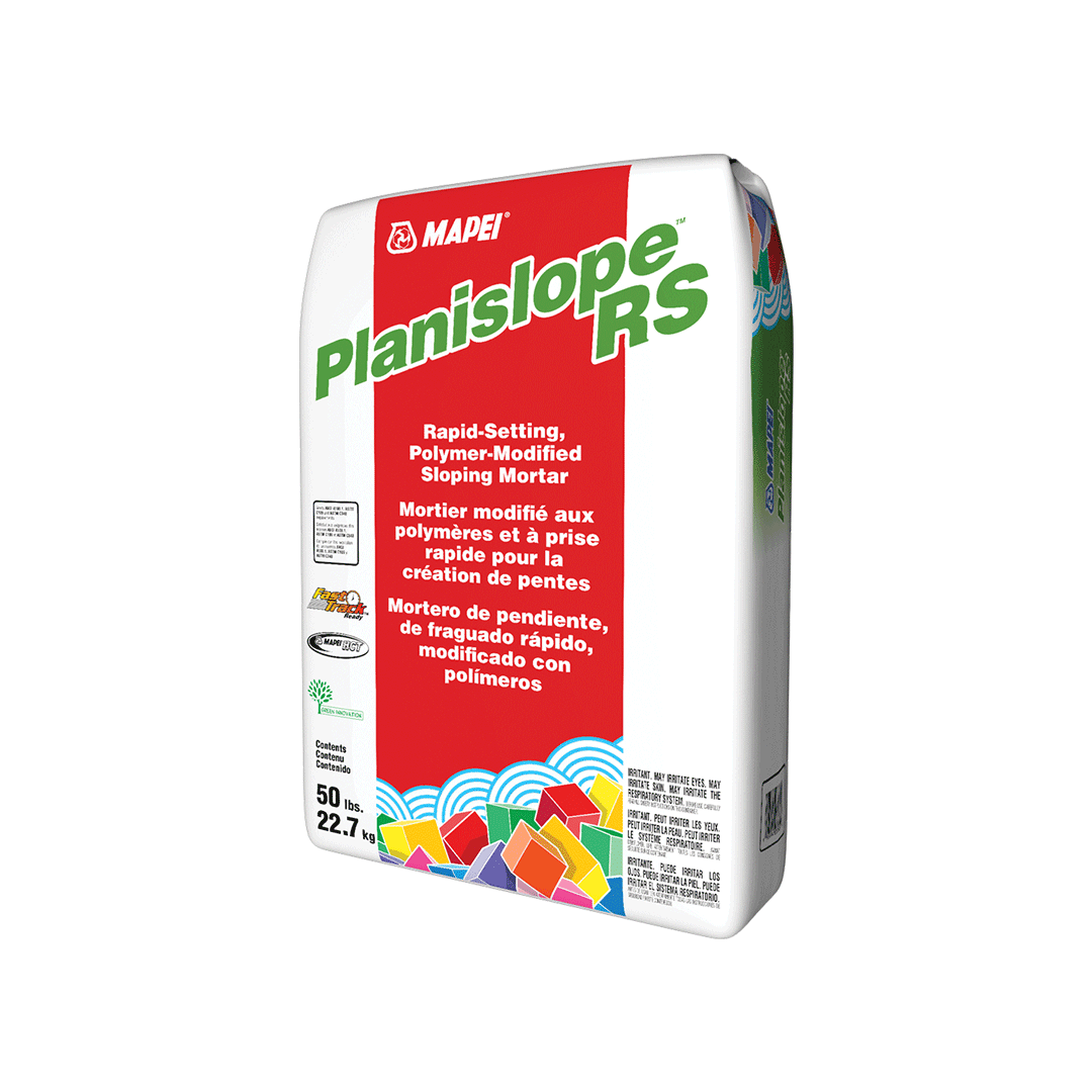 Mapei Planislope RS Polymer-modified mortar for creating slopes