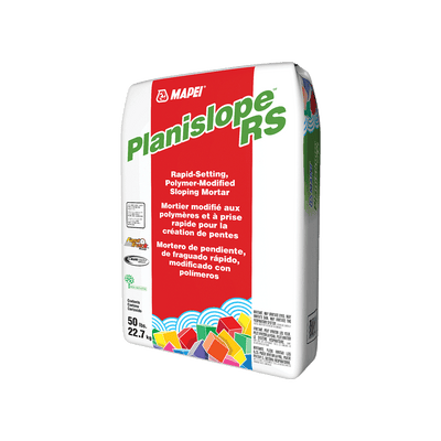 Mapei Planislope RS Polymer-modified mortar for creating slopes