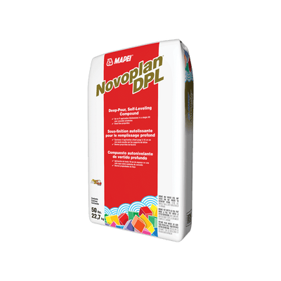 Mapei Novoplan DPL Self-leveling underlayment for deep filling
