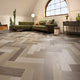 Bois Herringbone Chêne Blanc TruBalance Lite Brossé