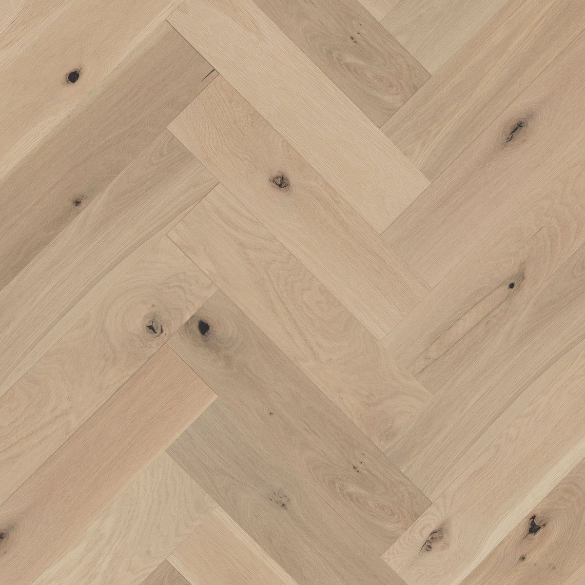 Bois Herringbone Chêne Blanc TruBalance Brossé DuraMatt