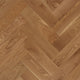 Engineered White Oak Herringbone Wood 1/2'' Satiny