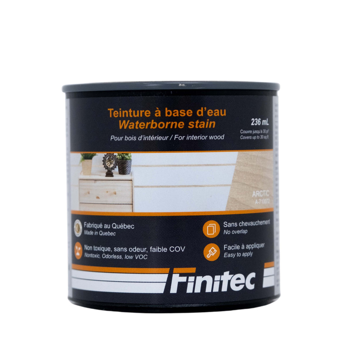 Teinture base d'eau pour bois d'intérieur