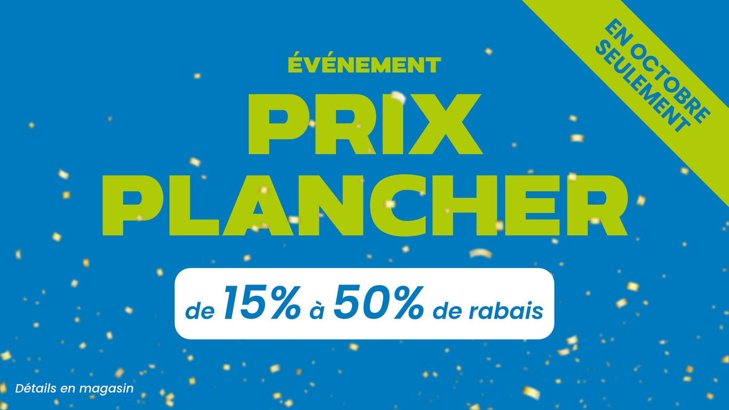 Rabais de 15 %