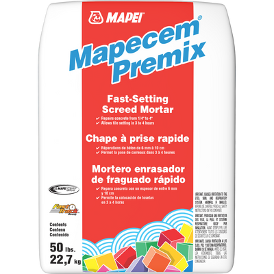 Mapei Mapecem Premix Rapid setting mortar screed
