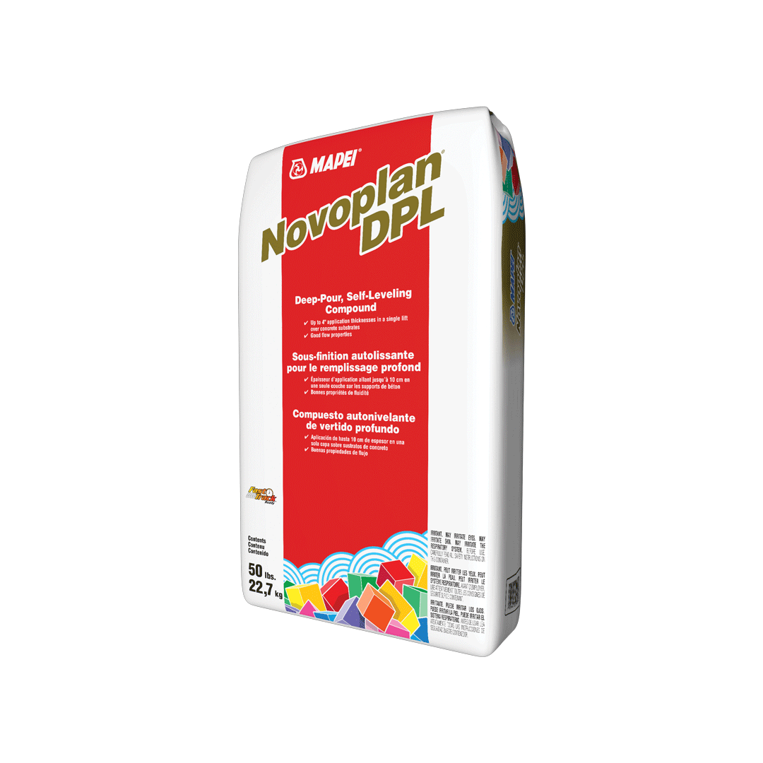 Mapei Novoplan DPL Self-leveling underlayment for deep filling