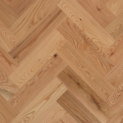 Engineered Red Oak Herringbone Wood 1/2'' Matte-Brushed