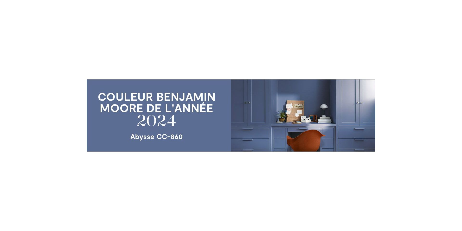 Couleur de l'année 2024 Benjamin Moore