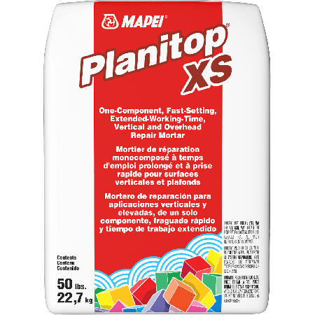 Mapei Planitop XS Mortier de réparation à temps d’emploi prolongé pour surfaces verticales et plafonds