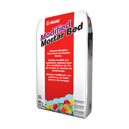 Mapei Modified Mortar Bed Polymer-Modified Thick-Bed & Render Mortar - 60 lb