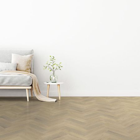 Bois Herringbone Chêne Blanc